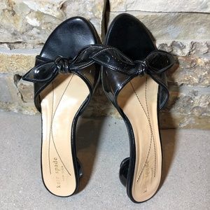 Kate Spade size 5-1/2 black slides